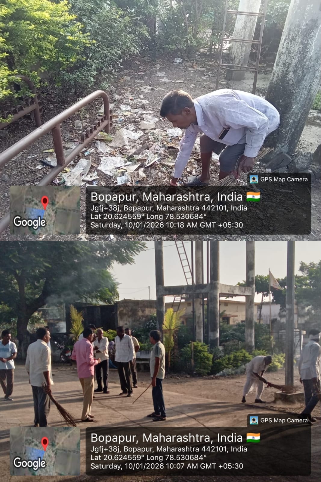 नवीन वर्षारंभी स्वच्छता मोहीम