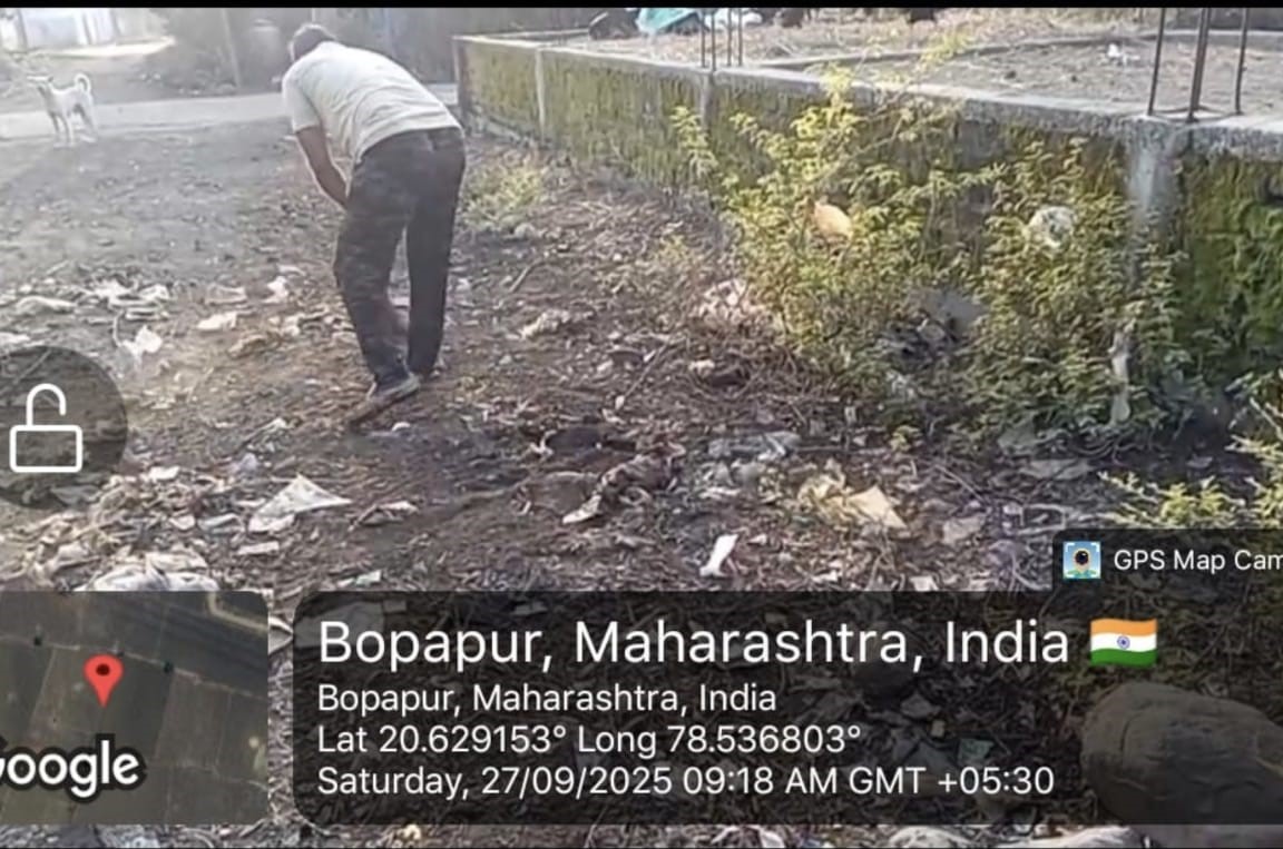 स्वच्छता मोहीम – रस्ता साफसफाई