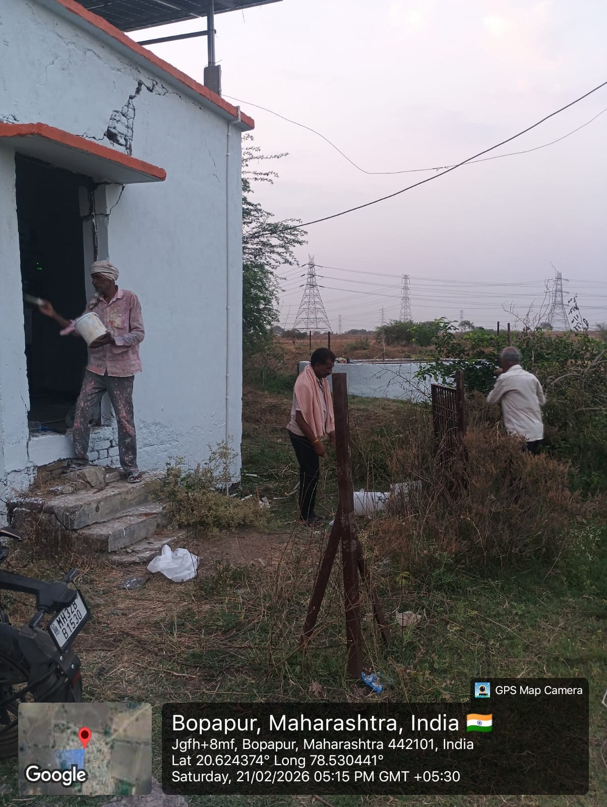 इमारत रंगकाम व कुंपण दुरुस्ती